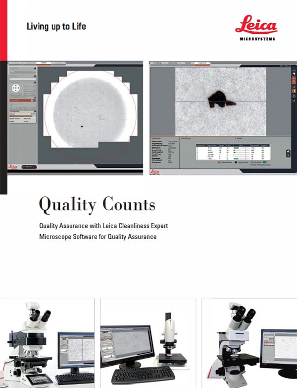 Assurance with Leica Cleanliness Expert