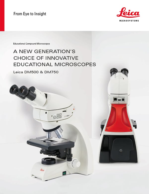 Leica DM500 and DM750 Educational Microscopes