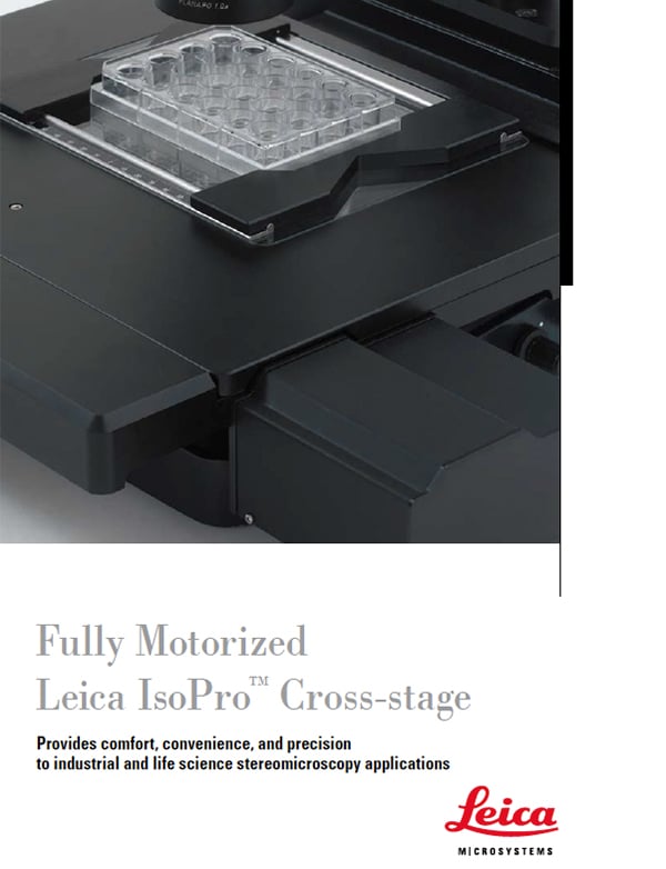 Leica Fully Motorized IsoPro Cross stage
