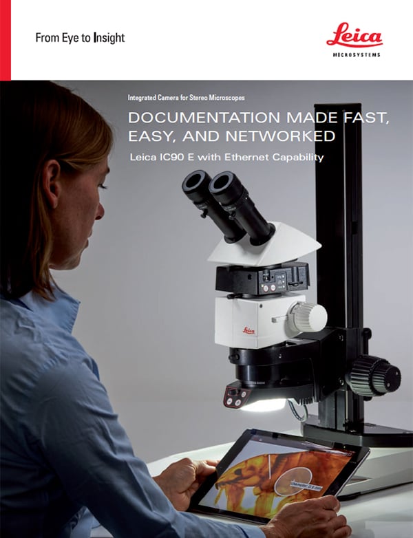 Leica IC90 E with Ethernet Capability