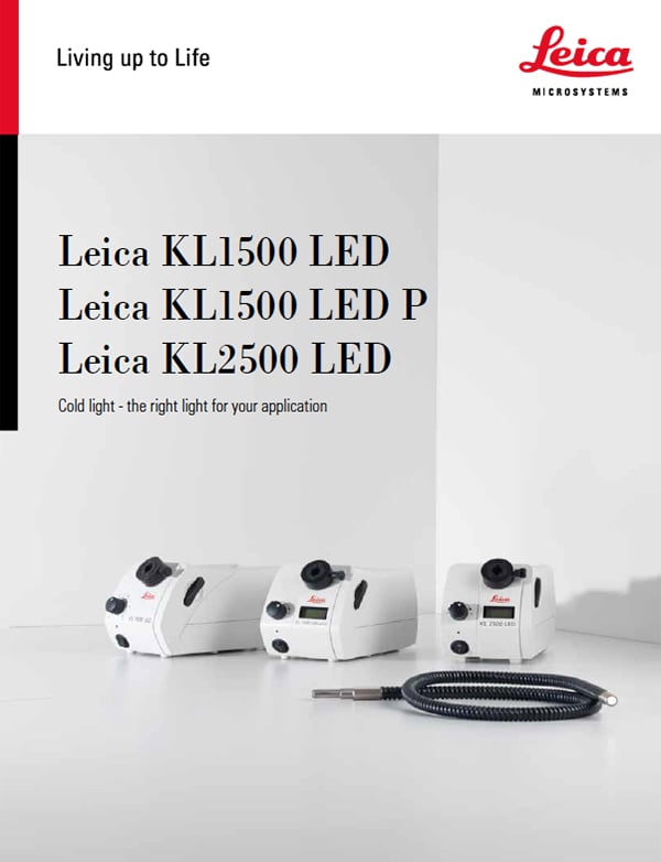 Leica KL1500 LED and KL1500 LED P and KL2500 LED