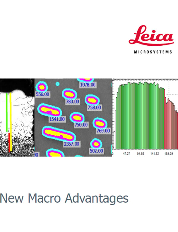 Leica LAS V4.2 New Macro Advantages