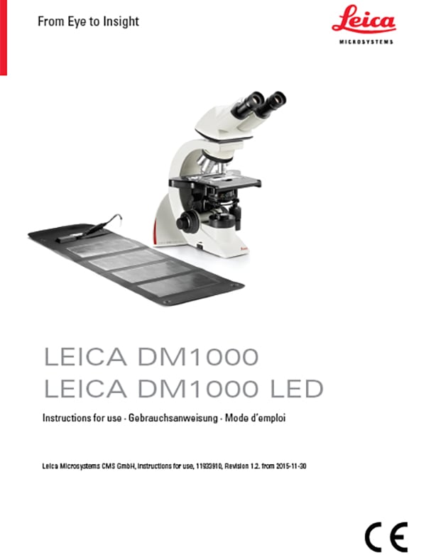 Leica DM1000 DM1000 LED User Manual