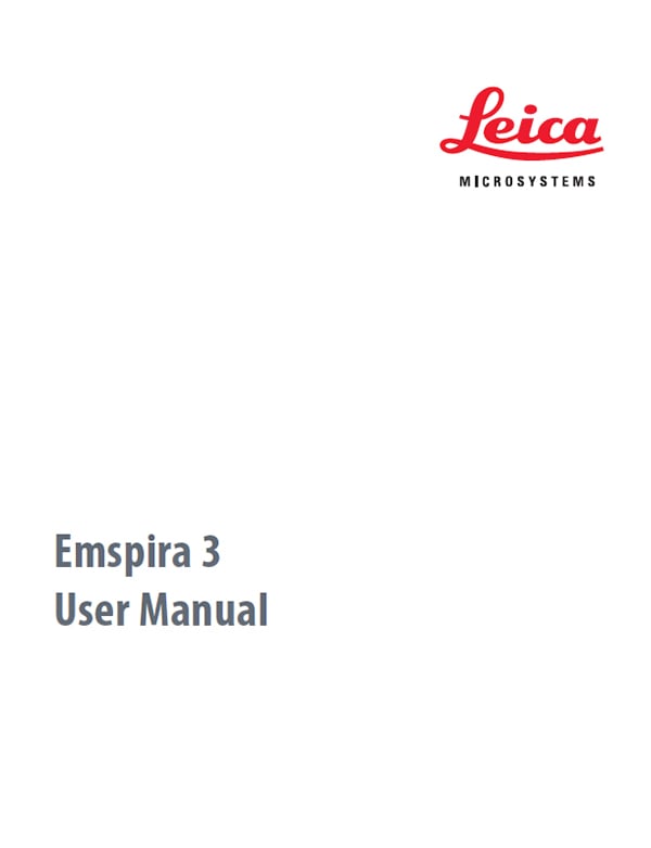 Leica Emspira 3 User Manual