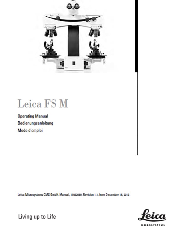 Leica FS M User Manual