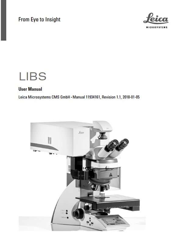Leica LIBS User Manual