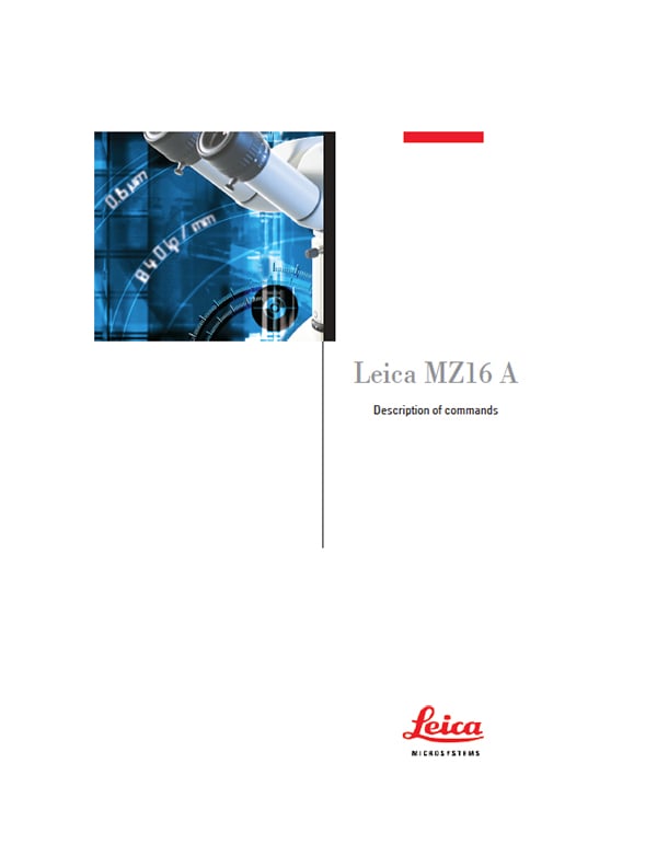Leica MZ10 F User Manual