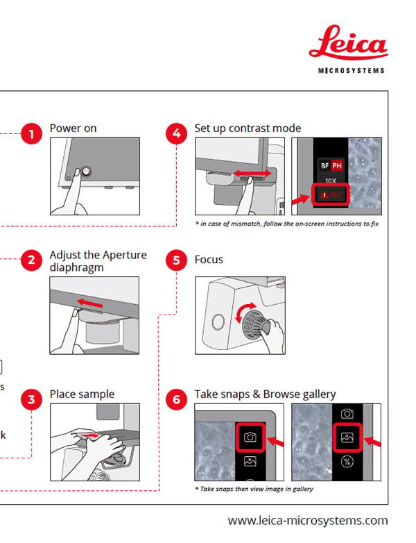 Leica Mateo TL Manual Activate Confluency Module