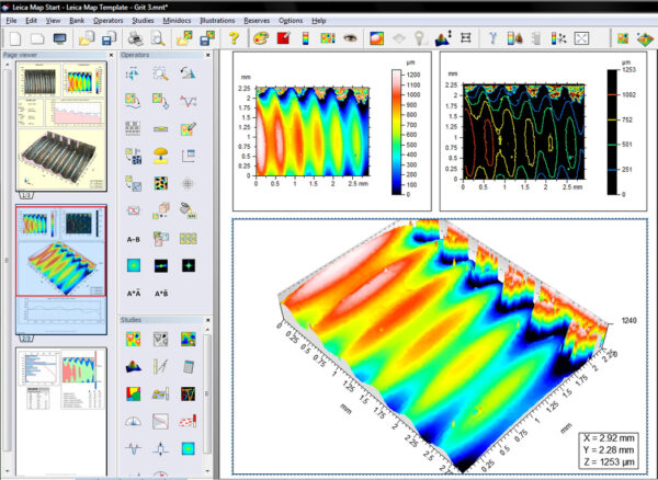 Leica Map Surface Imaging and Metrology Software